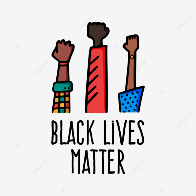 African american fist hand vector on black lives matter vector equality png transparent image and clipart for free download
