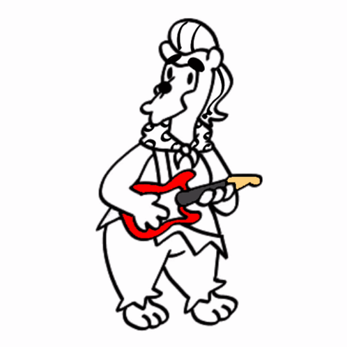 Guitar dance gif