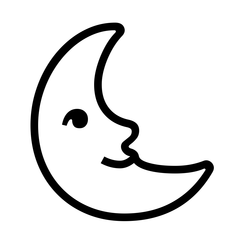 Ð last quarter moon face emoji