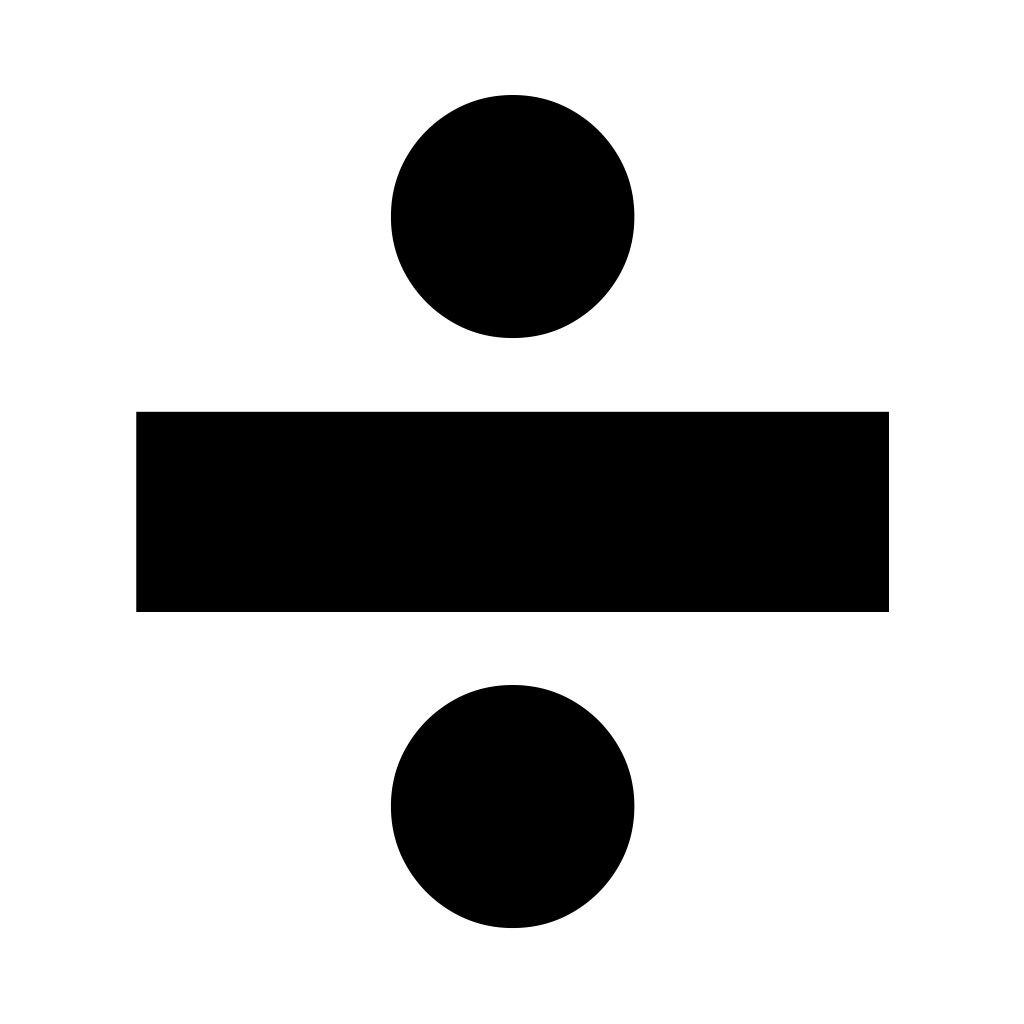 Â divide emoji division emoji