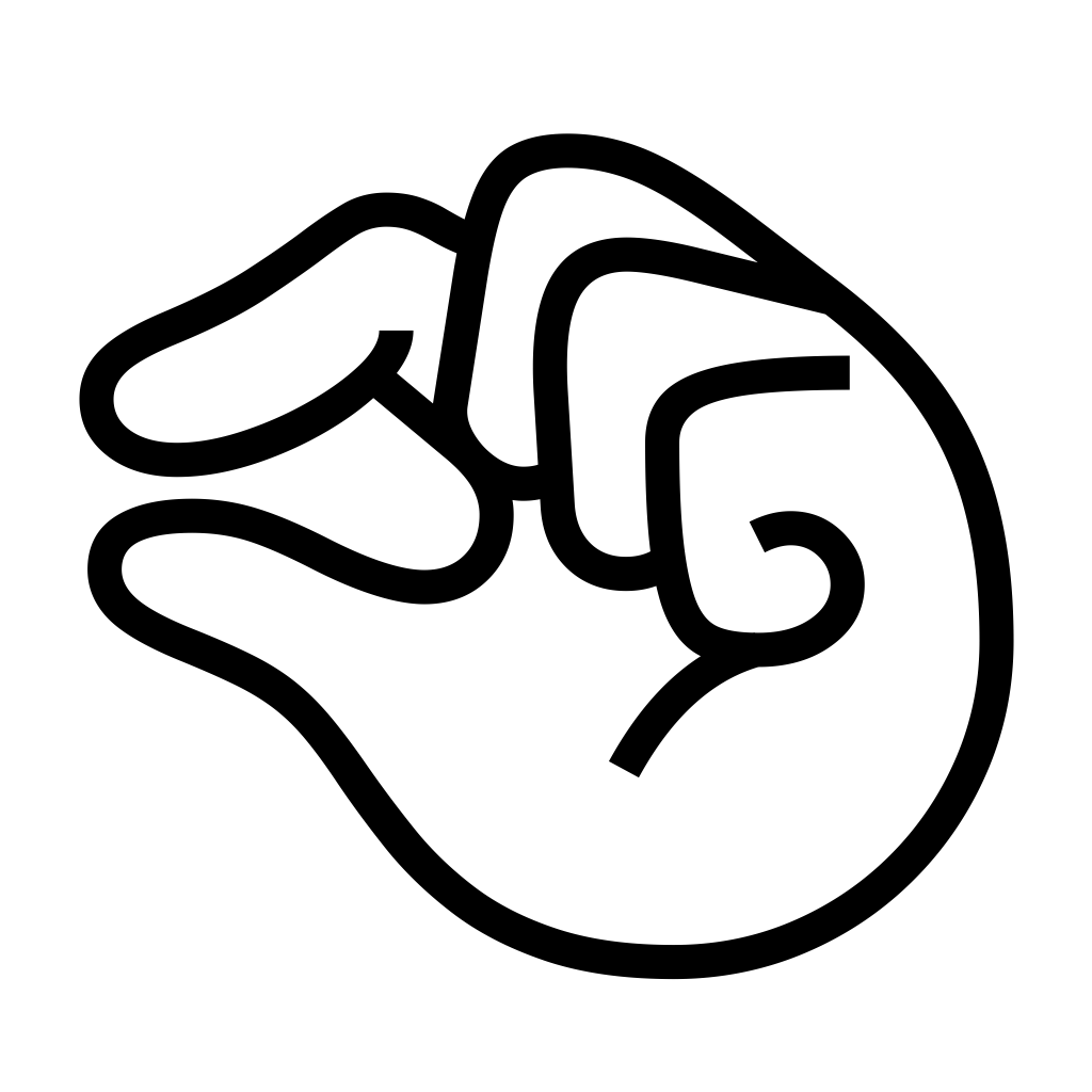Ðð pinching hand light skin tone emoji