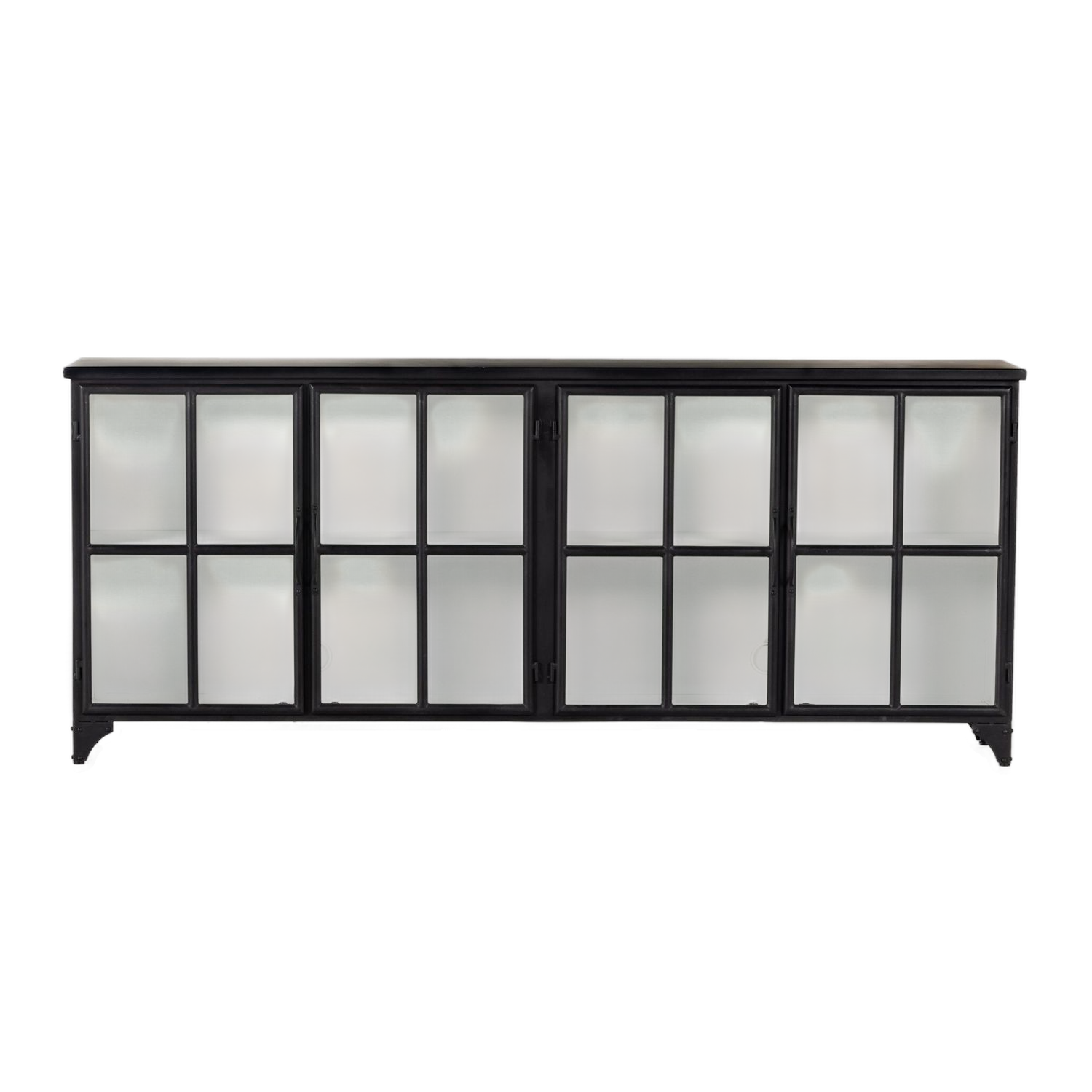 Camila black iron buffets sideboard at