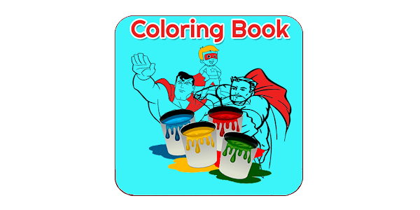 Superhero coloringbook â