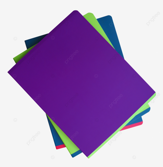 Notebooks isolated colorful exercise background study write png transparent image and clipart for free download