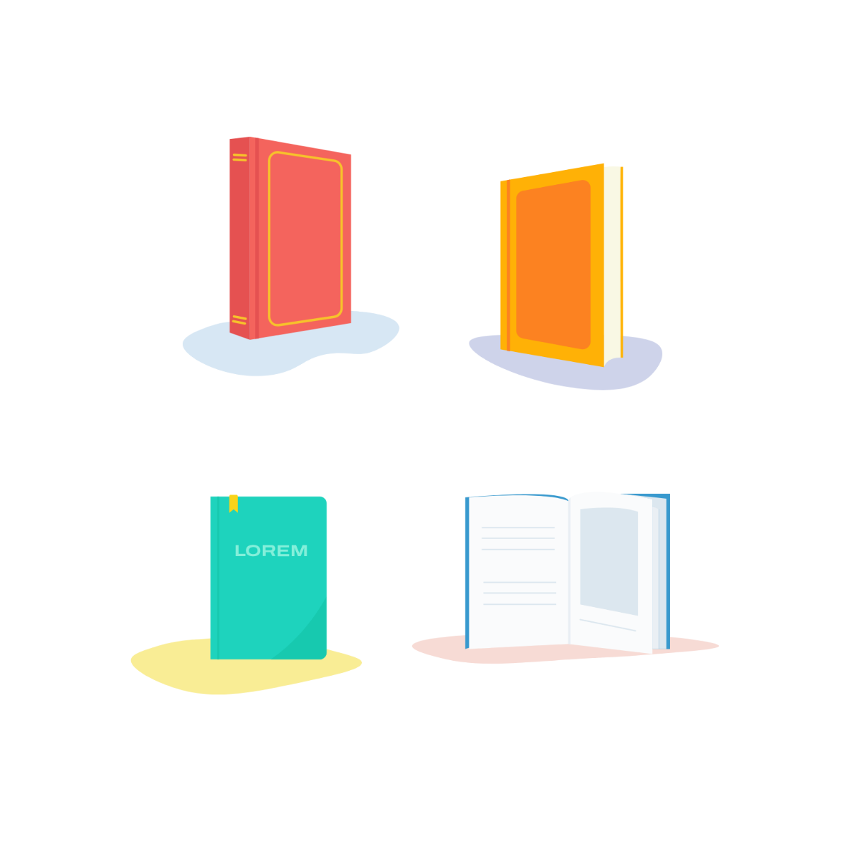 Free book vectors