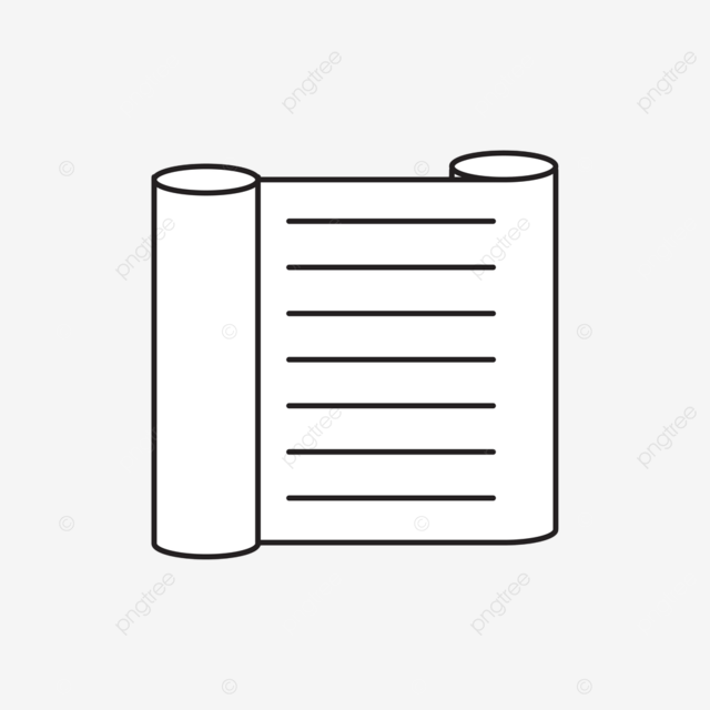 Old scroll clipart transparent background retro scroll document old paper old for document png image for free download