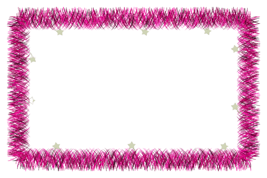 Tinsel frame png vector psd and clipart with transparent background for free download