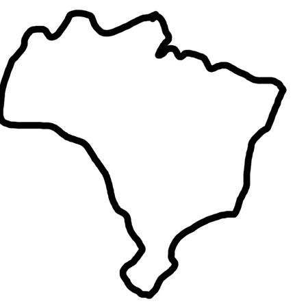 Countries drawn by a child