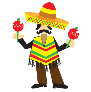 Mexican man png vector psd and clipart with transparent background for free download