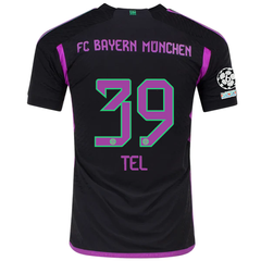 Adidas bayern munich authentic mathys tel away jersey w champions lea