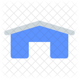 Farm warehouse flat icons
