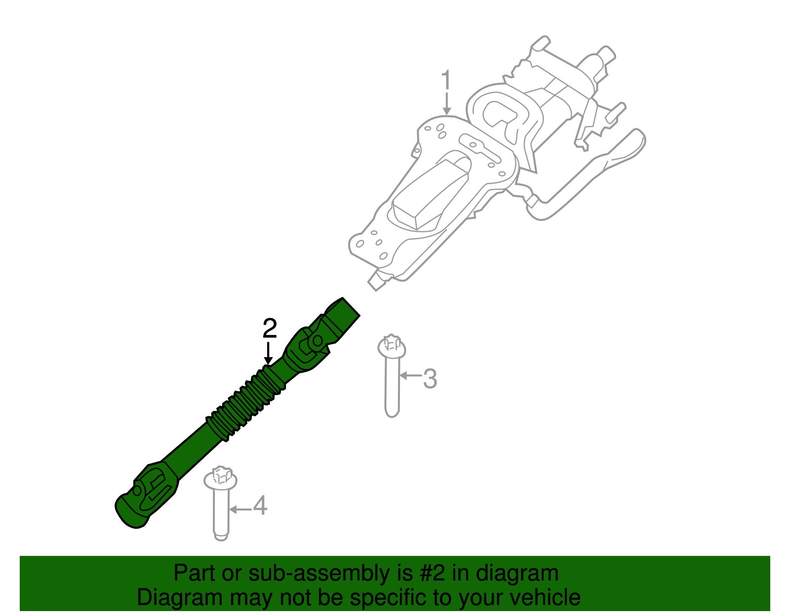 Genuine mini shaft assembly