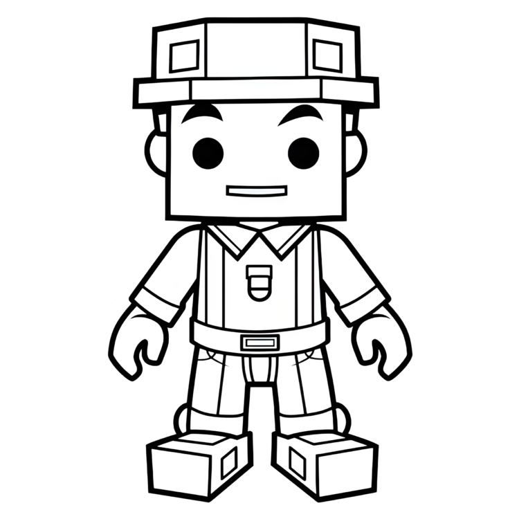 Roblox ausmalbilr kostenlos herunterlan