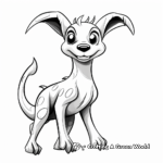 Cartoon animals coloring pages