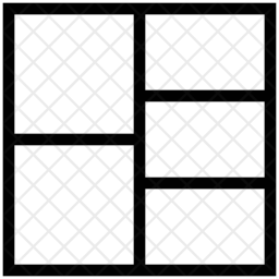 Squares grid layout icon