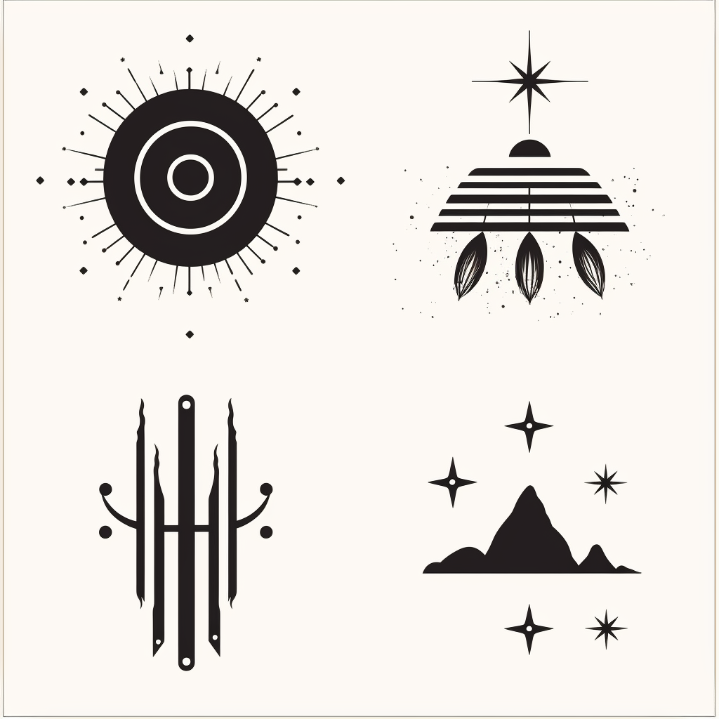 Svg clipart symbol icons modern minimal geometric metaphysical boho edgy cosmos delicate minimalism existential aesthetic