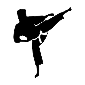 Nunchucks svg files silhouette vector images clipart nunchaku svg image martial arts svg eps png dxf karate mma