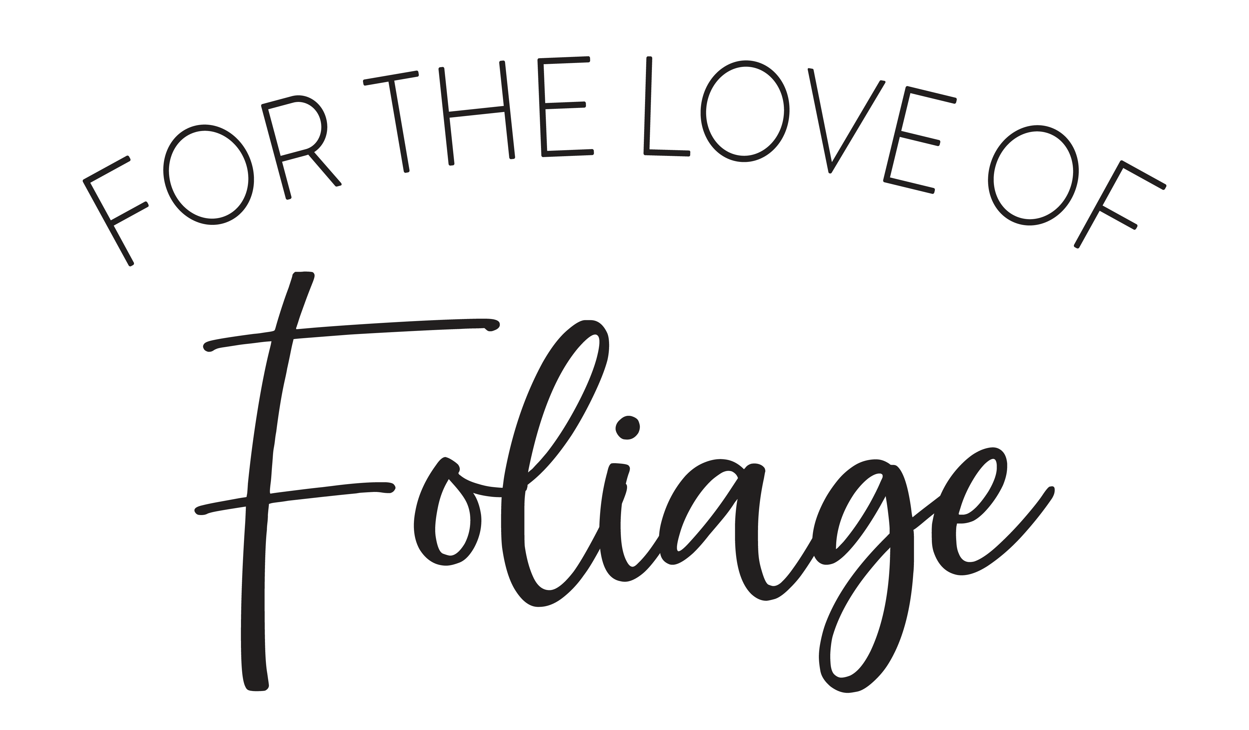 For the love of foliage