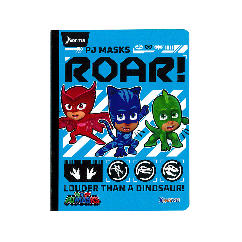 Cuaderno cosido norma pjmasks hojas cuadros
