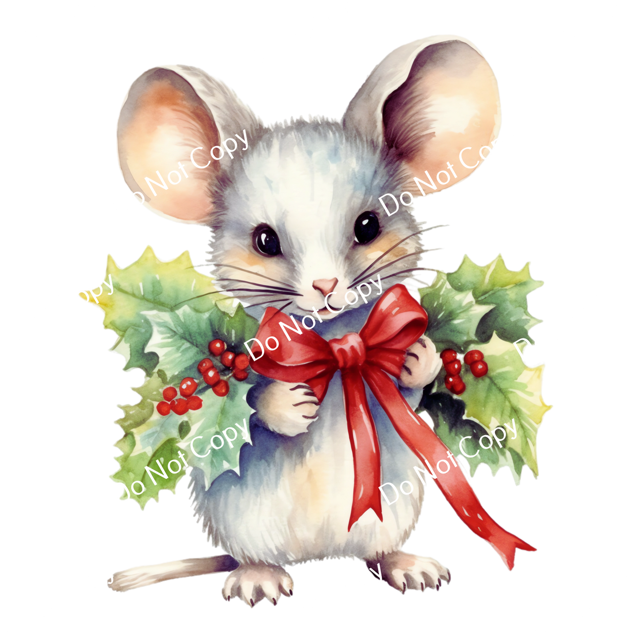 Colorsplash ultra watercolor christmas mice