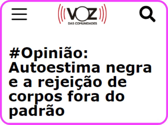 Olhar em diversidade pessoas gordas uma conexão