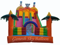 Ulticolor inflatable bouncer castle size x feet
