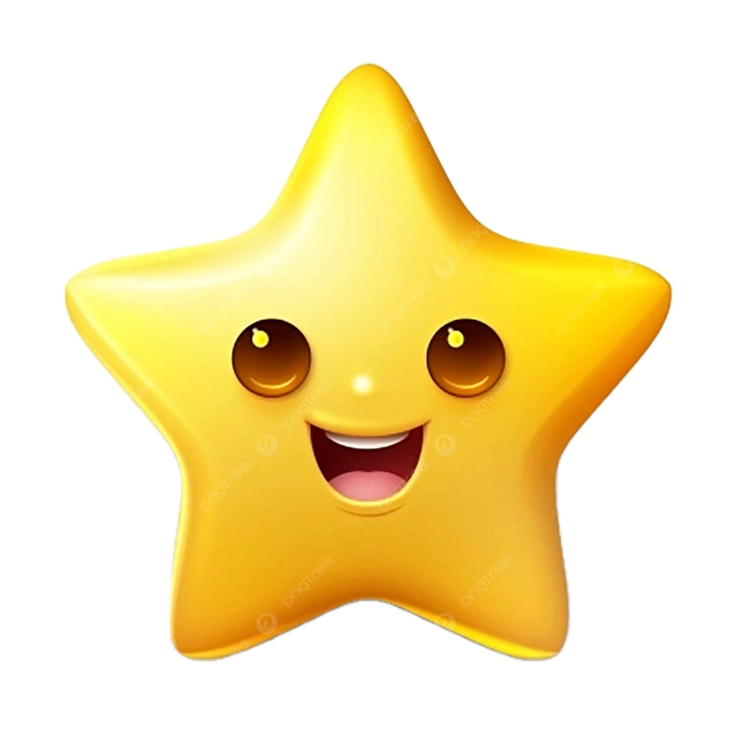 Star emoji png vector psd and clipart with transparent background for free download