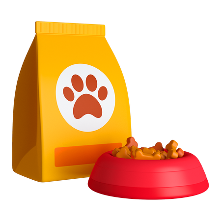 D pet bowl illustrations