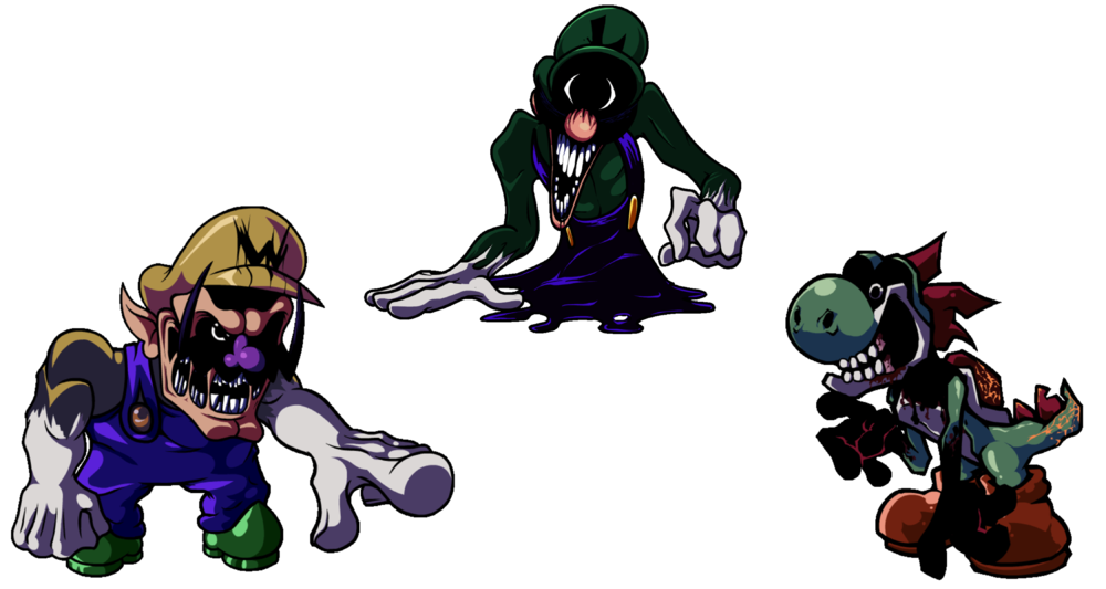 Friday night funkin marios madness characters