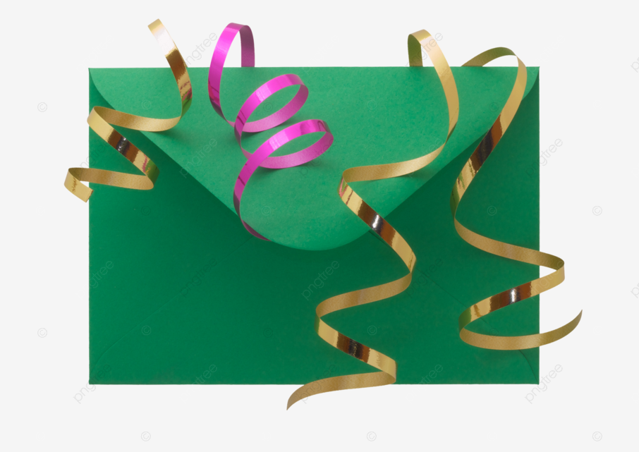 Greenenvelope gold letter mail envelope fold open png transparent image and clipart for free download