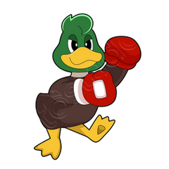 Duck boxer boxing gloves t