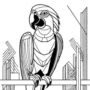 Macaw coloring pages for free â â lulu pages