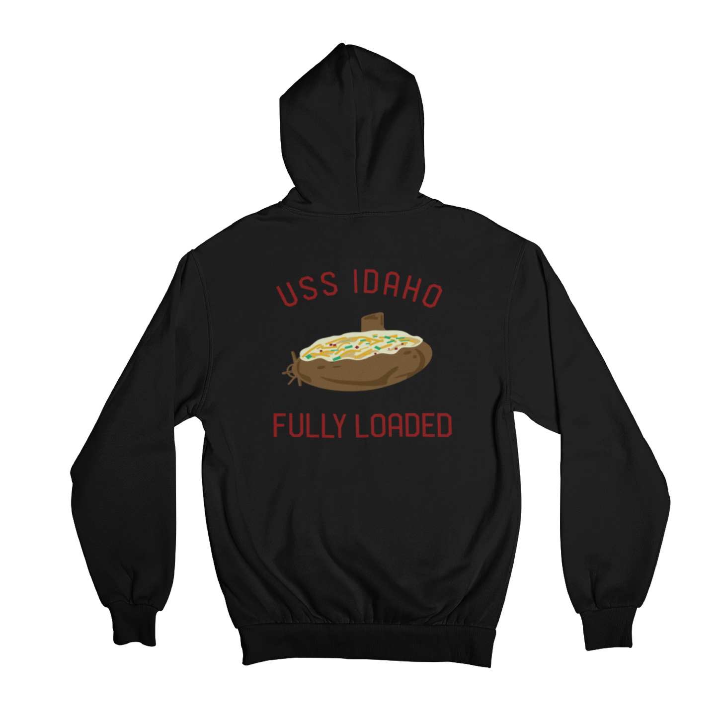 Idaho fully loaded potato hoodie â