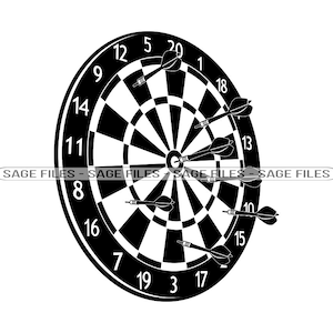 Dartboard clipart
