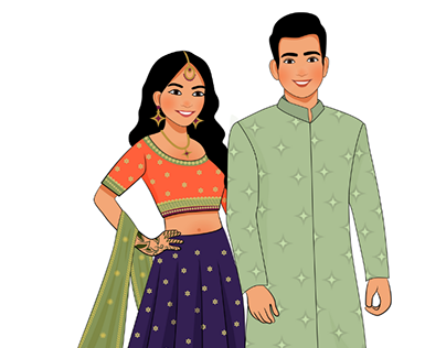 Indian wedding projects photos videos logos illustrations and branding on