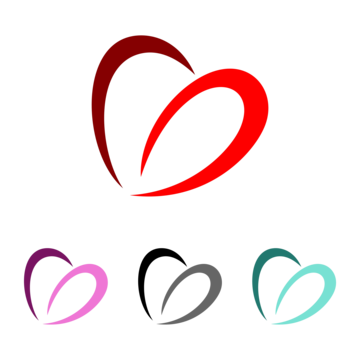 Abstract heart png transparent images free download vector files