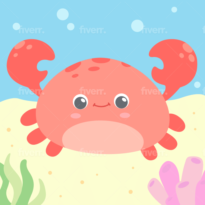 Draw cute cartoon character and animal illustration by ramialhakim