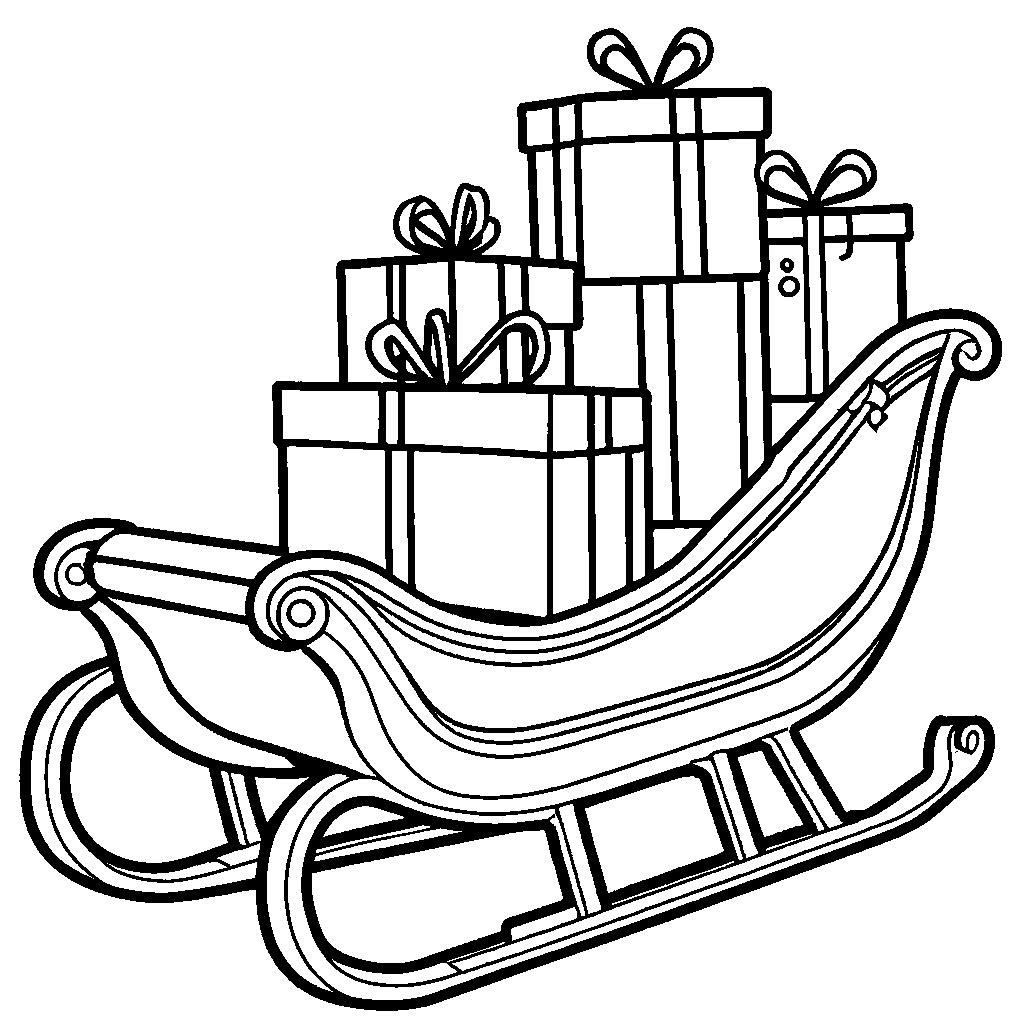 Vintage christmas village coloring page â lulu pages