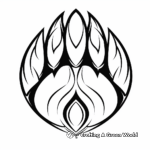 Bear paw coloring pages