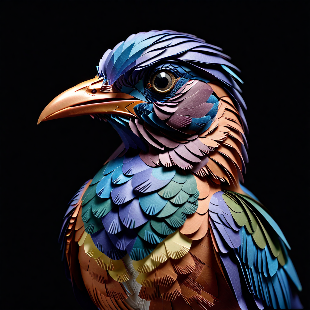 Emphasizing the beauty and fragility of the bird