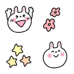A rabbit with a gentle color â emoji