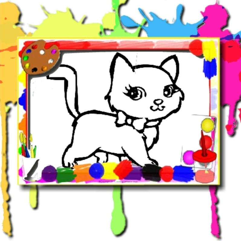 Sweet cats coloring book ðï play now on