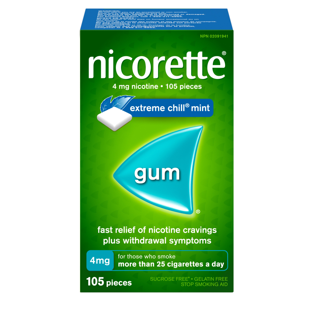 Nicotine gum for quitting smoking nada