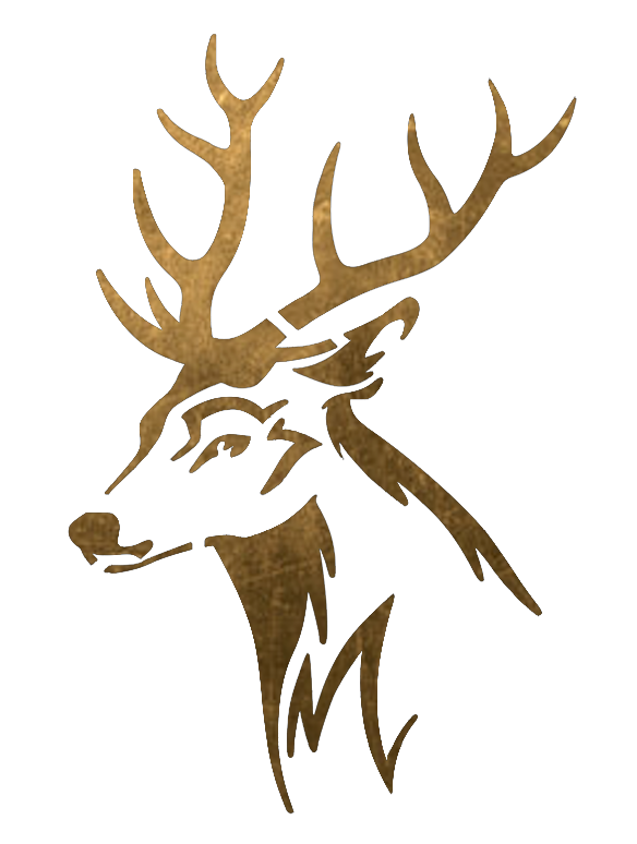 Deer head stencil buck face hunting antlers woods x reusable sheet s