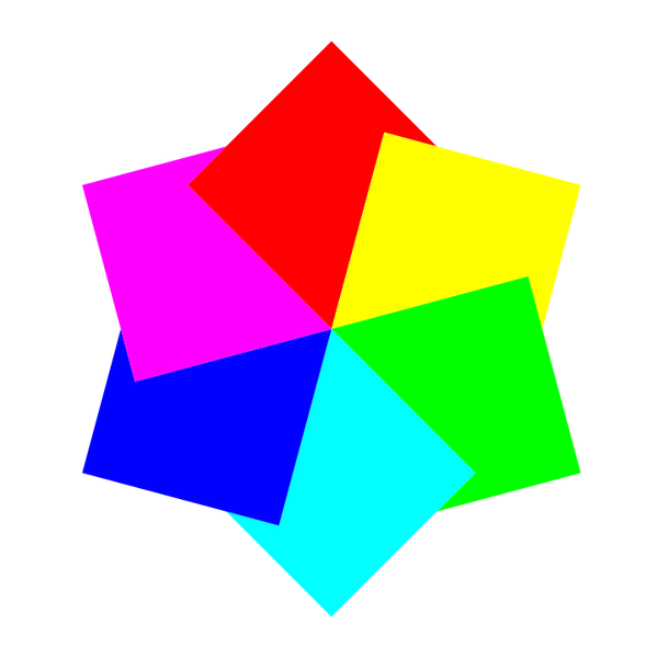Free svg squares hexagram