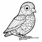 Parakeet coloring pages