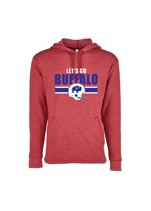 Lets go buffalo heather hoodie