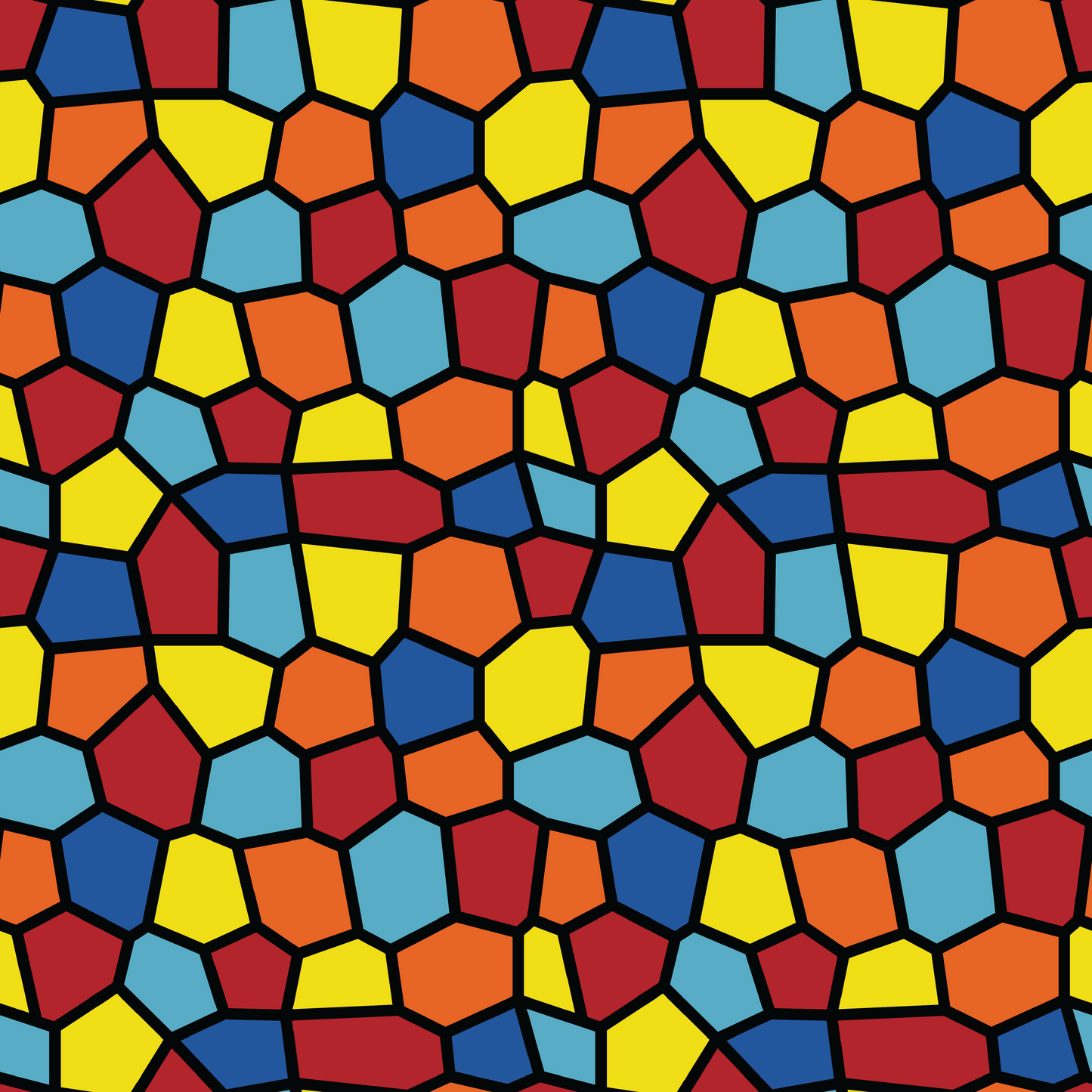 Stained glass mosaic