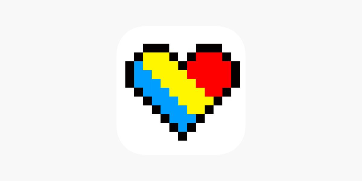 Colour by number on the app store