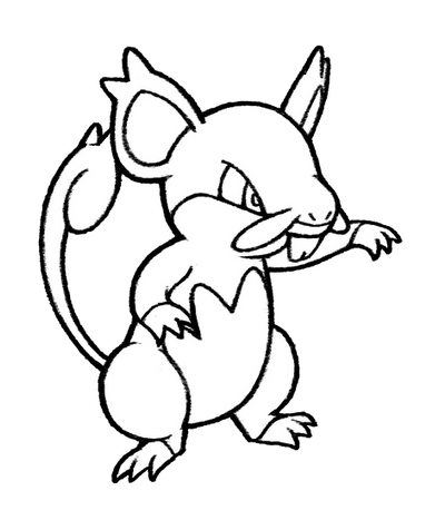 Alolan rattata by realarpmbq on